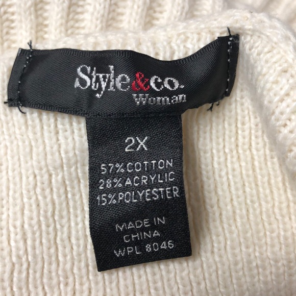 Style & Co Cowel Neck Sweater With Bell Sleeve NWT - Picture 8 of 9